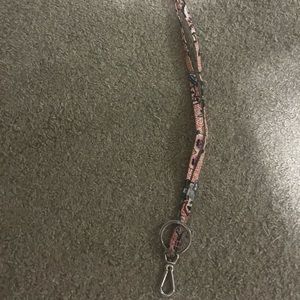 Vera Bradley Lanyard - Stitched Flowers Print